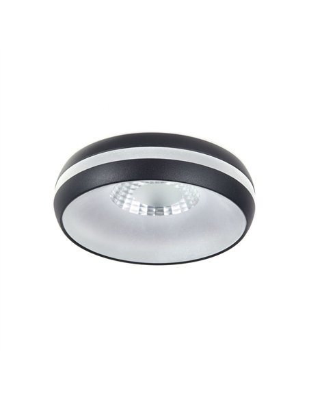 Foco LED empotrable 6W Dalai negro IPIP44