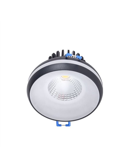 Foco LED empotrable 6W Dalai negro IPIP44
