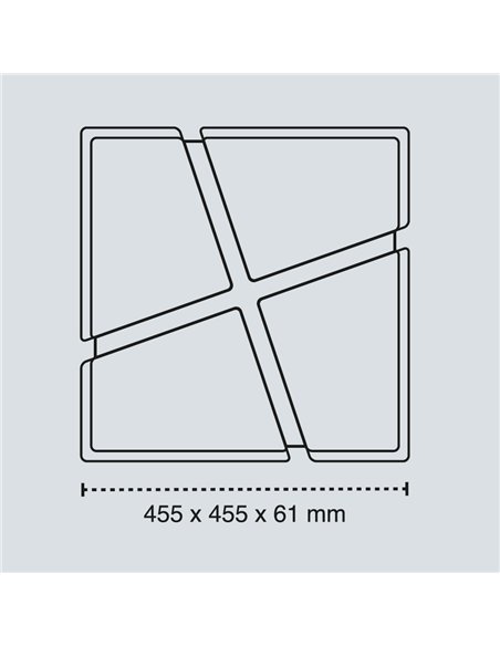 Plafón de techo LED Linor 60W 5200Lm CCT Dim Smart