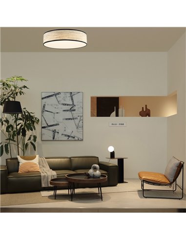Plafón de techo LED Fabi Corteza Clara 65W 4300 Lm CCT