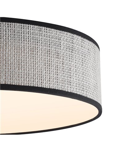 Plafón de techo LED Fabi Gris 80W 5500Lm CCT