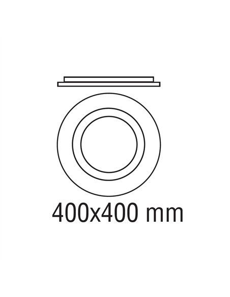 Plafón LED Hasbi 24W 1800Lm 3CCT Dim Smart