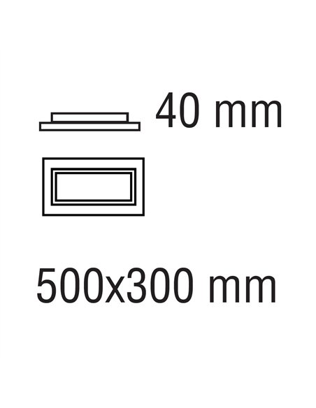 Plafón LED Hasbi 35W 3500Lm 3CCT Dim Smart