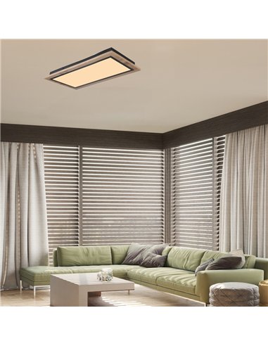 Plafón LED Hasbi 45W 4400Lm 3CCT Dim Smart