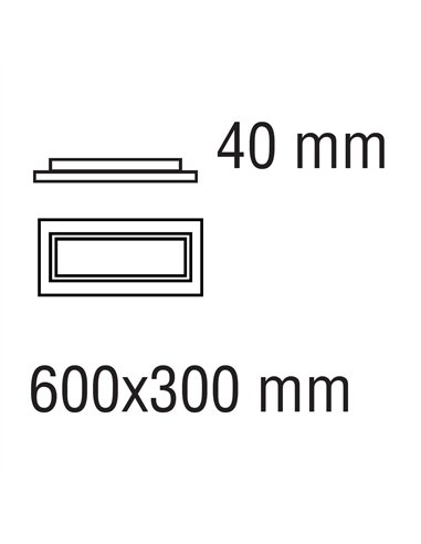 Plafón LED Hasbi 45W 4400Lm 3CCT Dim Smart