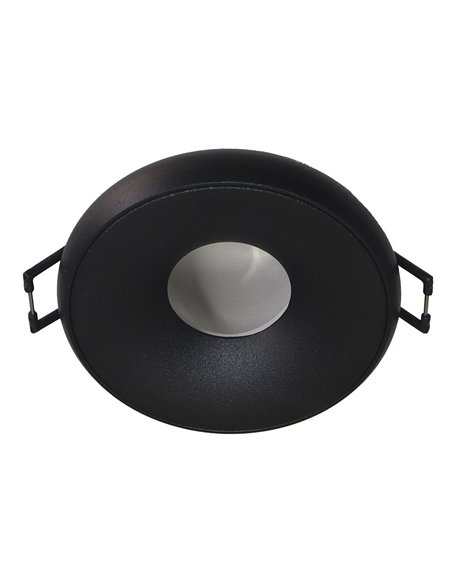 Empotrable Redondo Negro 77mm 1xGU10 PAR11