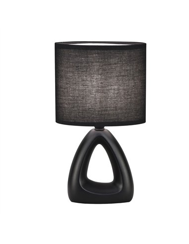 Lámpara de mesa Greip Negra 1xE14