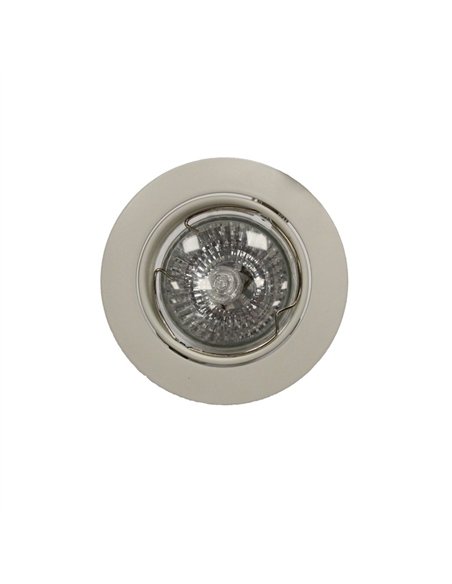 Empotrable GU10 50W redondo basculante blanco