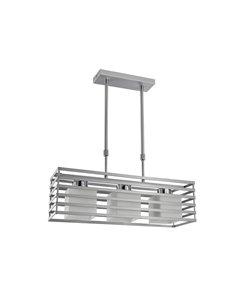 Lampara Cell 3 Luces E27 Max 40W Plata