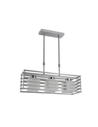 Lampara Cell 3 Luces E27 Max 40W Plata