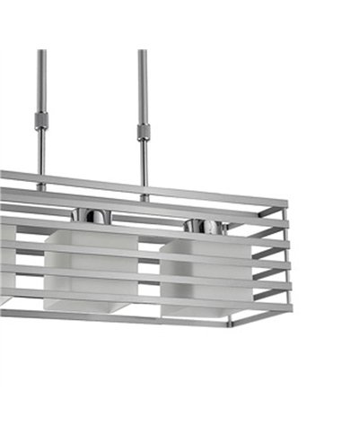 Lampara Cell 3 Luces E27 Max 40W Plata