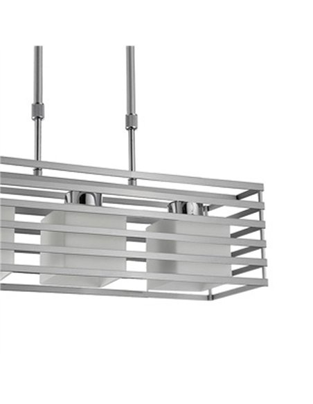 Lampara Cell 3 Luces E27 Max 40W Plata