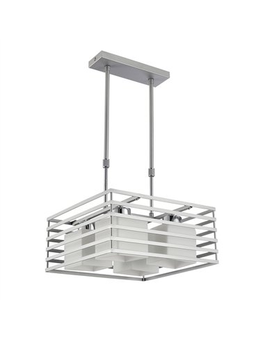 Lámpara Cell 4 Luces Plata 4Xe27 40W