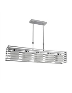 Lampara Cell 5 Luces Plata E27 Max 40W
