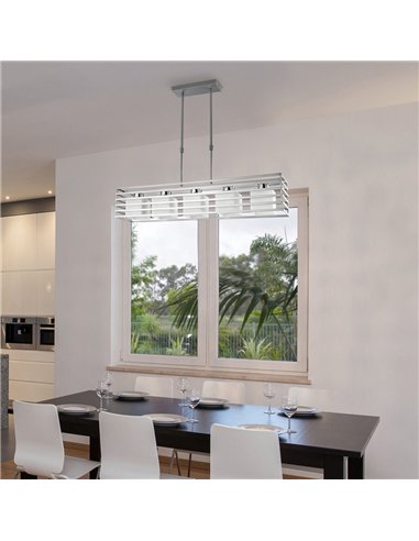 Lampara Cell 5 Luces Plata E27 Max 40W