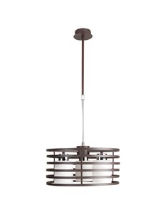 Lampara Cell/2 Wengue Redonda 3 Luces E27 Max 40W