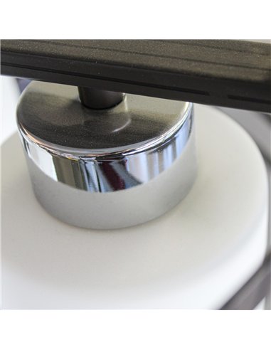 Lampara Cell/2 Wengue Redonda 3 Luces E27 Max 40W