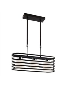 Lampara Cell/2 Wengue Eliptica 3 Luces E27 Max 40W