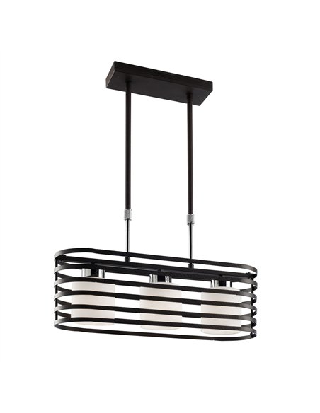 Lampara Cell/2 Wengue Eliptica 3 Luces E27 Max 40W