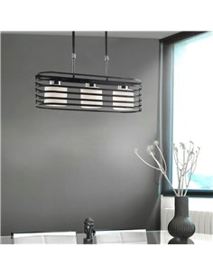 Lampara Cell/2 Wengue Eliptica 3 Luces E27 Max 40W 2