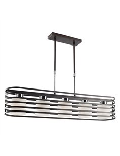 Lampara Cell/2 Wengue Eliptica 5 Luces E27 Max 40W