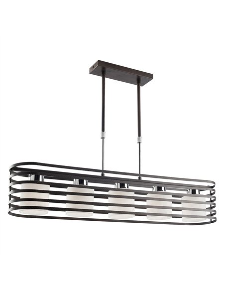 Lampara Cell/2 Wengue Eliptica 5 Luces E27 Max 40W