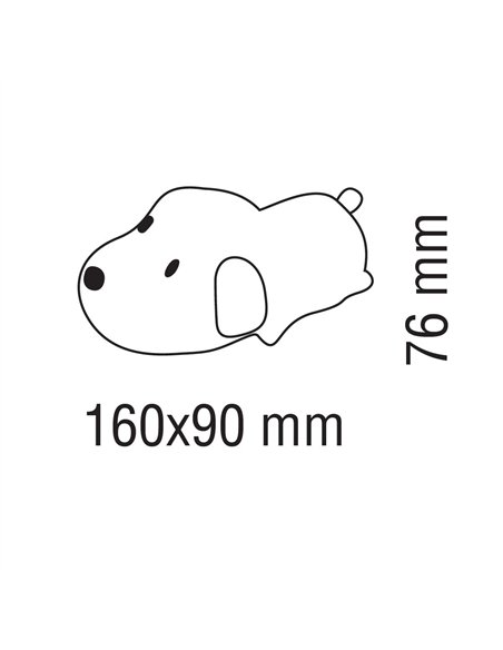 Lámpara portátil infantil LED Charlie 1.5W