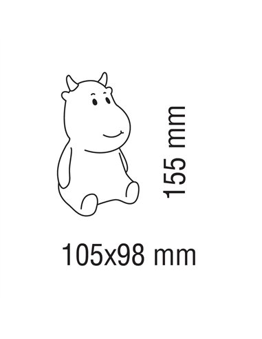Lámpara portátil infantil LED RGB Micaela 1.2W