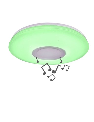 Plafón LED con altavoz 36W 2160Lm RGB Smart