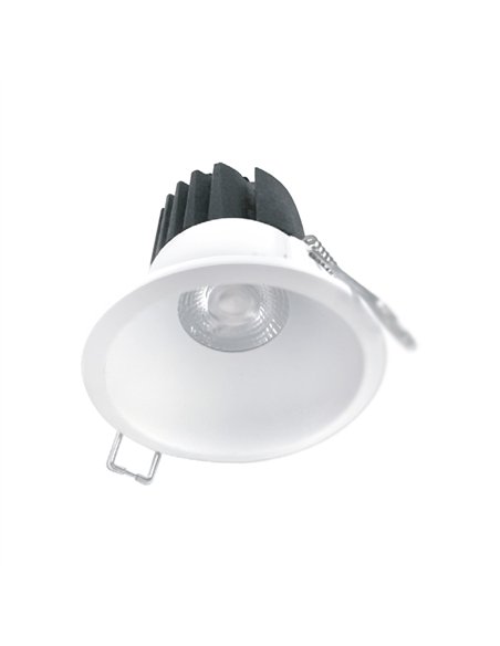 Empotrable LED ABEL 12W 3000K 1000 lm IP44 redondo blanco