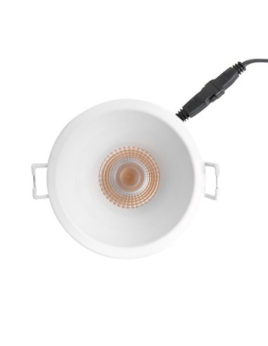 Empotrable LED ABEL 12W 3000K 1000 lm IP44 redondo blanco