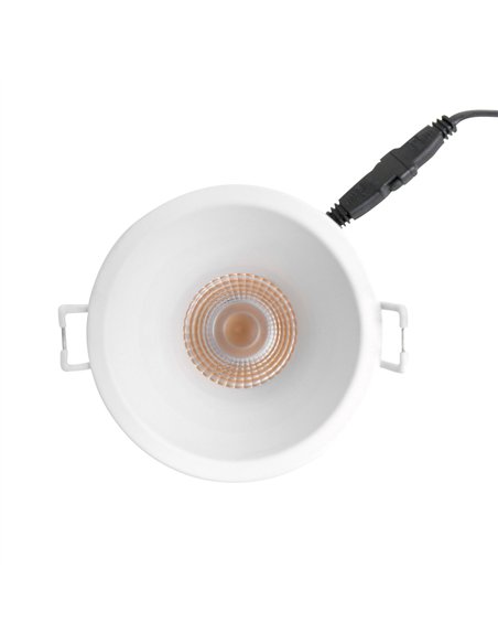 Empotrable LED ABEL 12W 3000K 1000 lm IP44 redondo blanco