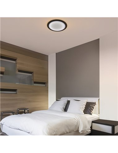 Downlight de techo LED Halo 24W 2300Lm CCT Negro