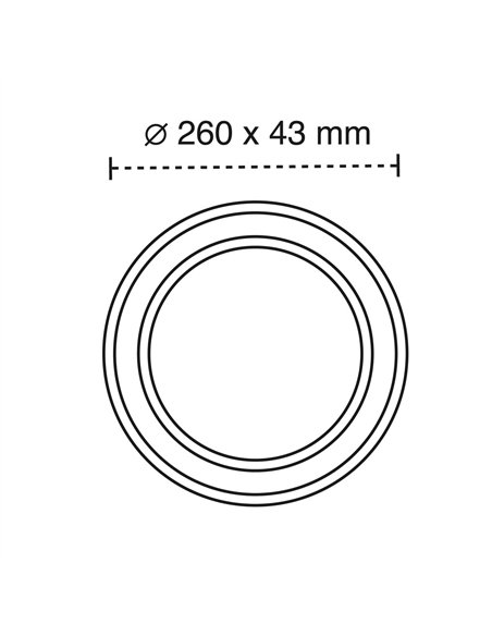 Downlight de techo LED Halo 24W 2300Lm CCT Negro