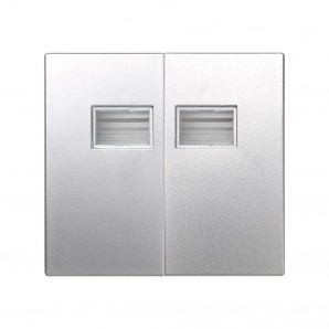 Chave dupla de alumínio Simon 44 Aqua 4400026-033
