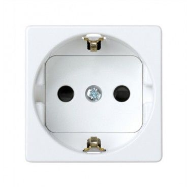 Base de enchufe ancho 2P+TT Simon 27 BLANCO 27432-65