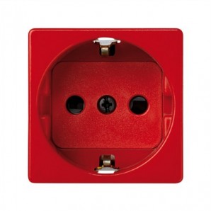 Base de enchufe ancho 2P+TT Simon 27 MARFIL 27432-62