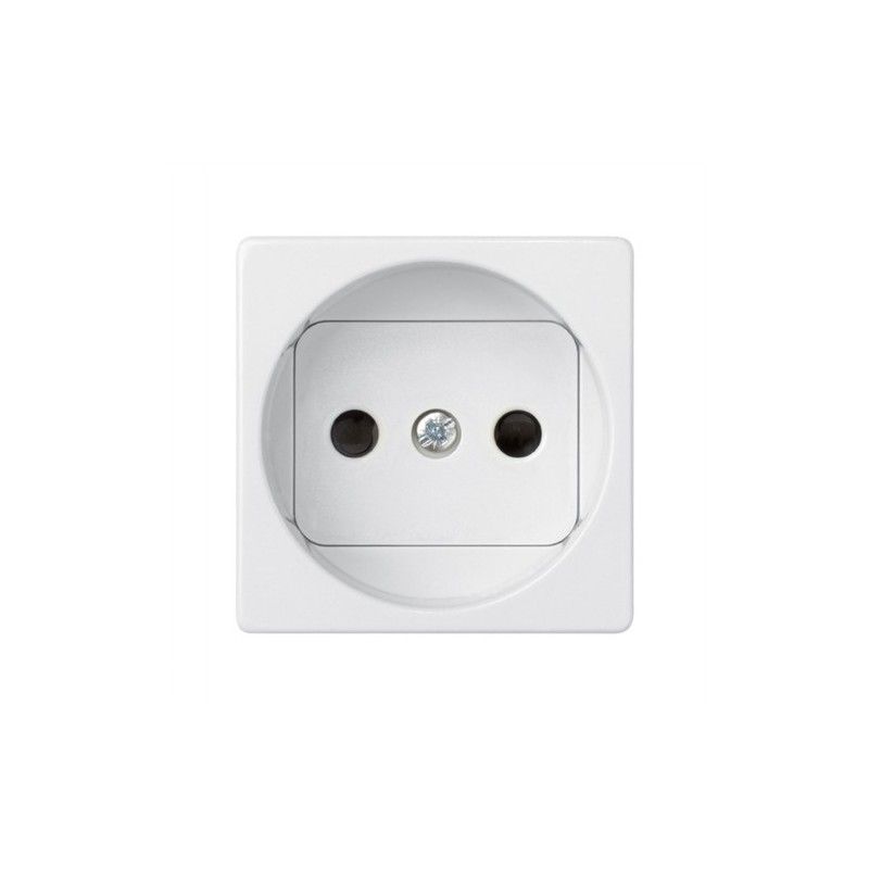Base de tomada larga 2P Simon 27 BRANCO 27431-65
