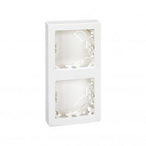 Moldura 2 elementos verticais branco SIMON 73 LOFT 73621-60