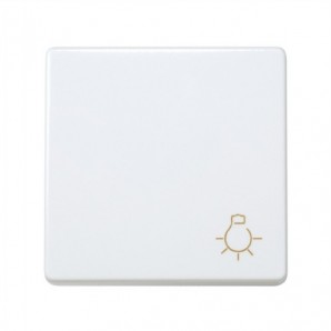 Pulsador luz ancho Simon 27 BLANCO 27151-65