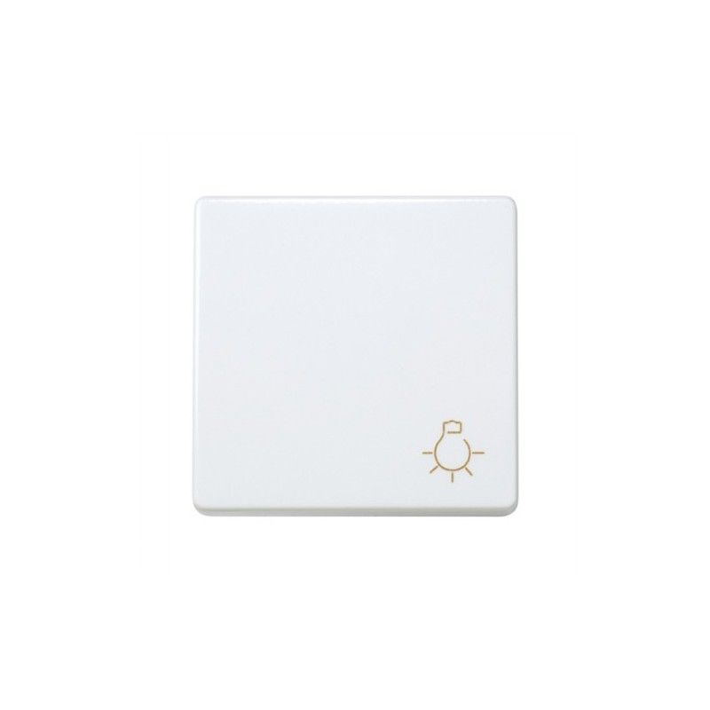 Botão de luz larga Simon 27 BRANCO 27151-65