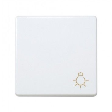 Botão de luz larga Simon 27 BRANCO 27151-65