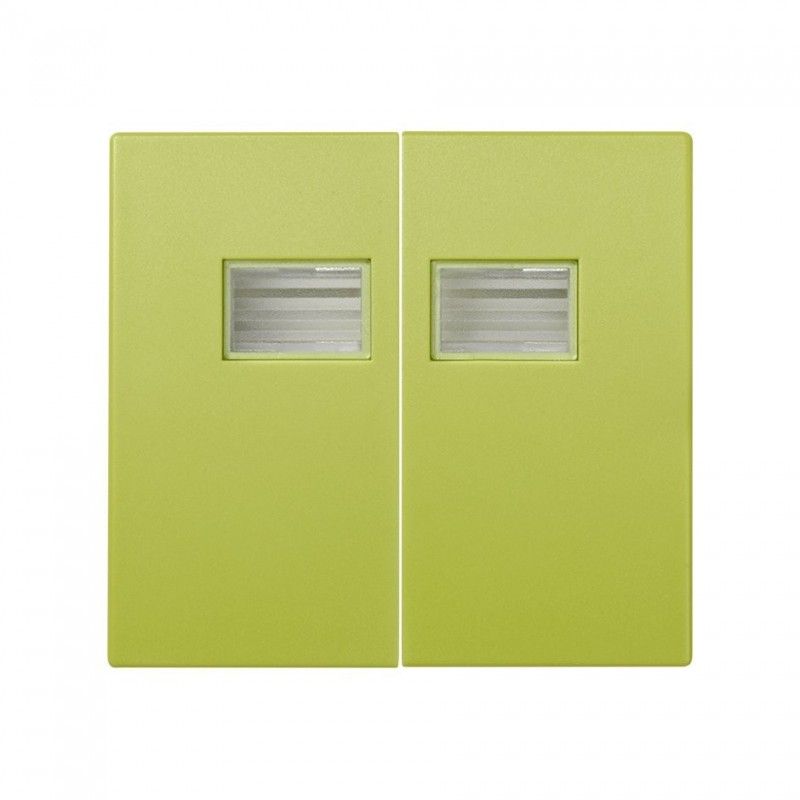 Tecla doble pistacho s.44 aqua SIMON 4400026-065