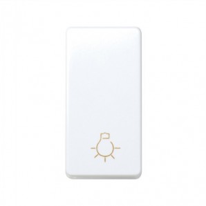 Pulsador luz estrecho Simon 27 BLANCO 27151-64