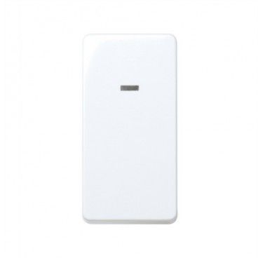 Interruptor unipolar estrecho luminoso Simon 27 BLANCO 27104-64