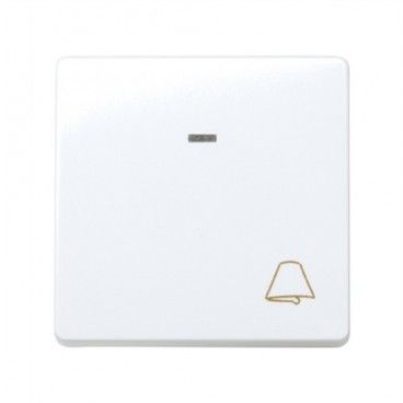Pulsador campana ancho luminoso Simon 27 BLANCO 27160-65