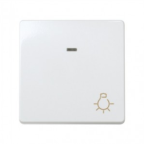 Pulsador luz ancho luminoso Simon 27 BLANCO 27161-65