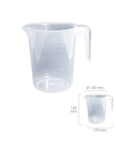 Jarra Medidora Plástico Apta Microondas 1 Litro 05071020 2