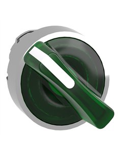 SEL.LUM. Lampenkopf, grün, 2 Positionen, IP65, 230V, 50Hz.