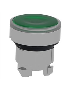 Testa pulsante verde trasparente da incasso + IP65 + materiale resistente e durevole. 2